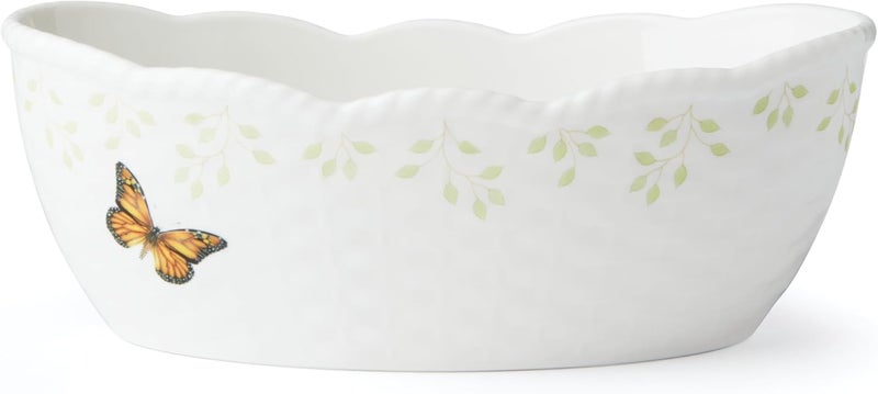 LENOX 894107 Butterfly Meadow Bread Basket, Easter Serveware - Image 1