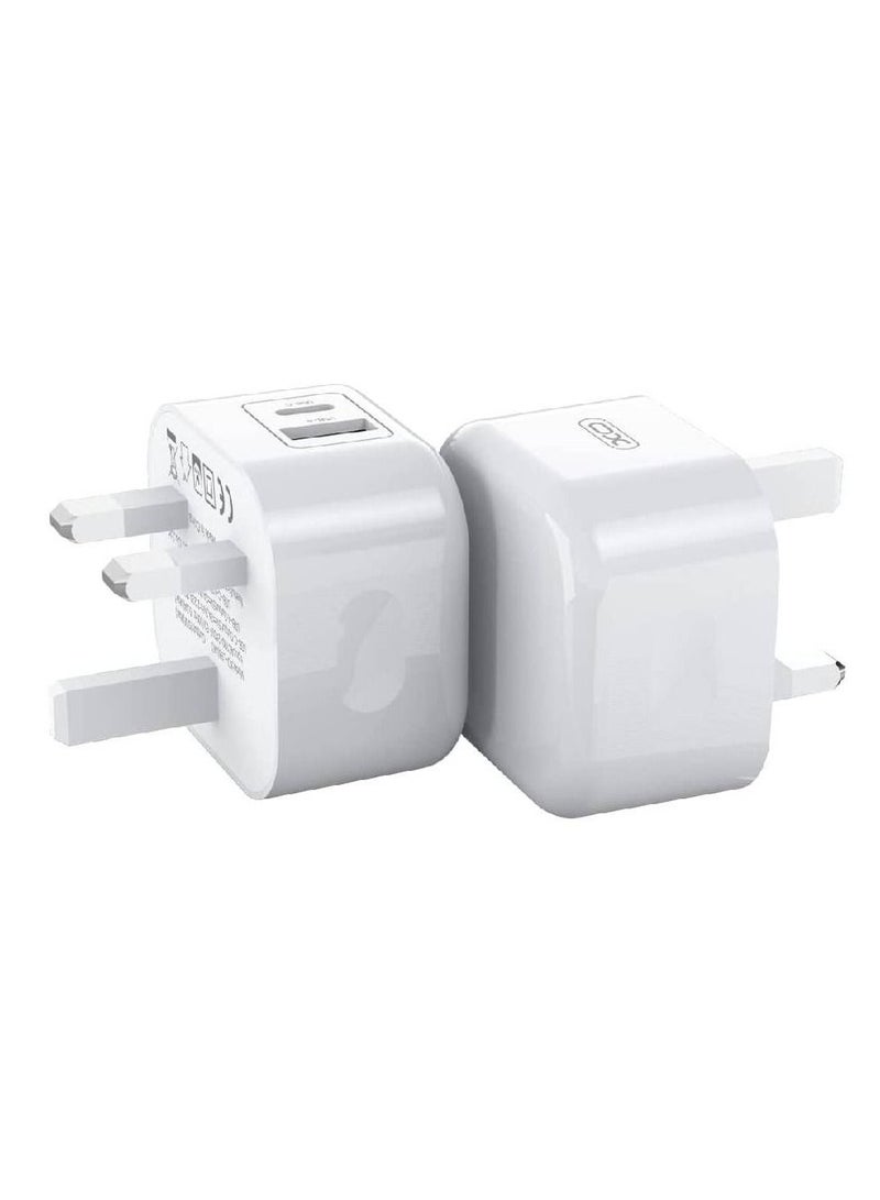 XO L98 Quick Suit Adapter PD Output Type-C 20W, QC USB Output 18W 1000mm cable for mobile phone (Lightning) - Image 3