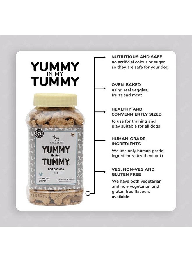 Heads Up For Tails بسكويت دجاج حقيقي للكلاب من هيدز أب فور تيلز - 800 جرام | خالي من الجلوتين | دجاج حقيقي | بدون نكهات مضافة | خالي من المواد الحافظة | مناسب لجميع السلالات | عبوة من 2، للبالغين - Image 2