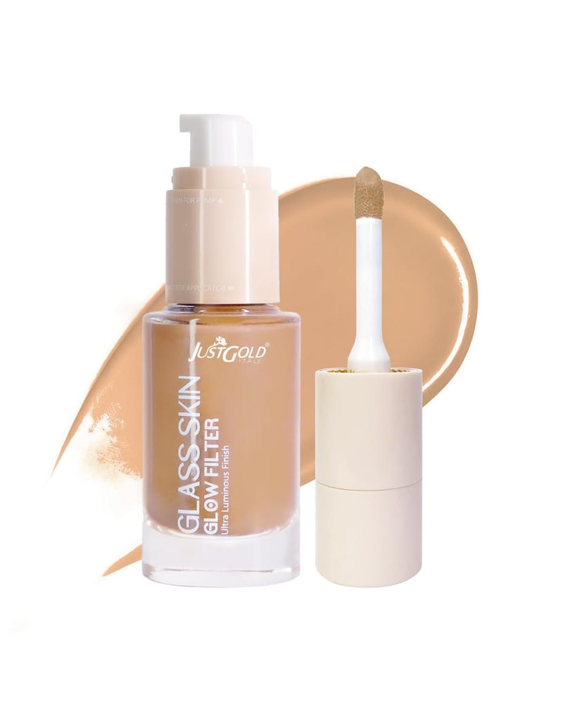 JUST GOLD JustGold Glass Glow Skin Filter Ultra Luminous Finish Enriched with Vitamin E Jelly 30 ML  - Image 1