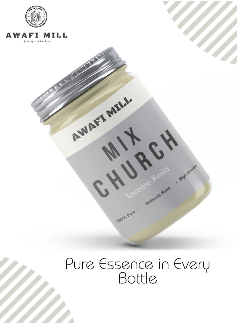 Awafi Mill - Church Incense | Hand Picked Resins (Frankincense and Myrrh) with Triangle Charcoal Tablet - Image 1