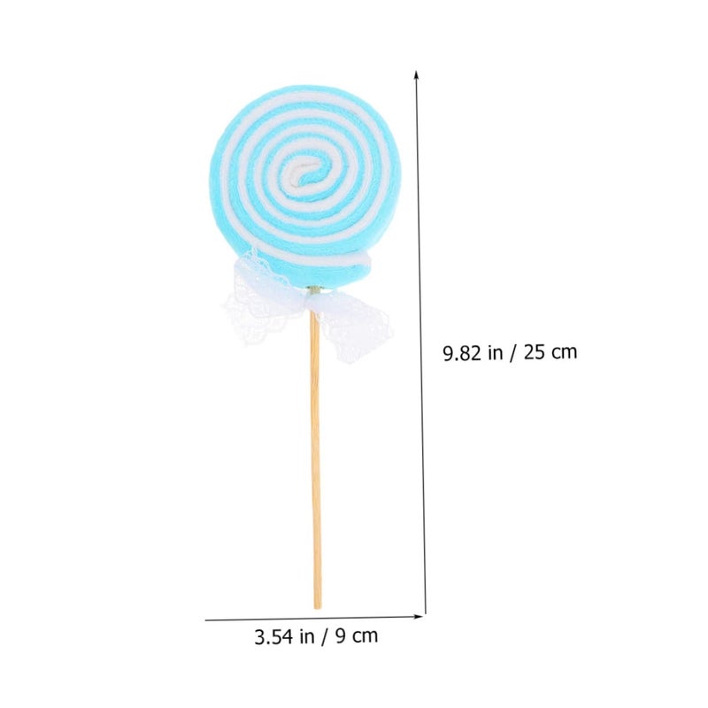 Pink Fake Lollipop Photo Props 3pcs Baby Shower Photography Decor - Image 5