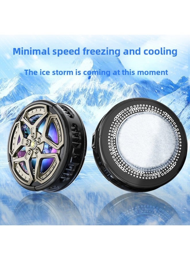 2025 JS40 Mobile Phone Radiator JS80/JS81 Ice Magnetic Semiconductor Refrigeration Cooling Heat Dissipation Back Clip-Color:Js80 Freezing Style + Clip - Image 3