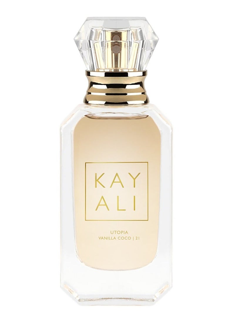 KAYALI Utopia Vanilla Coco | 21 Eau De Parfum Intense 10ml - Luxurious, Dreamy Fragrance with Vanilla, Coconut, White Florals, and Sandalwood for a Sensual and Captivating Experience - Image 1