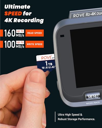 ROVE Ultimate 1TB Micro SD Card microSDXC Memory Card with USB 3.2 Type C Card Reader 160MB/s C10, U3, V30, 4K, A2 for Dash Cam, Android Smart Phones, Tablets, Games - Image 2