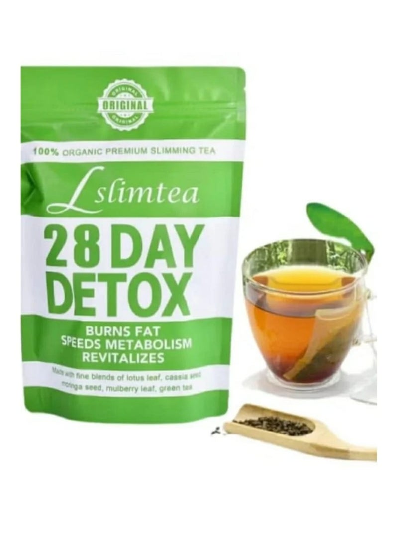 28-Day Organic Weight Loss Tea: Boost Metabolism, Suppress Appetite, Increase Energy, Detoxify and Slim Down