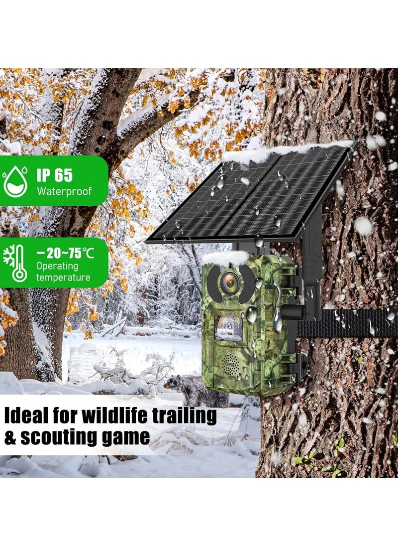 AROAQ 4MP Solar Camera Forest Protection HD Infrared Night Vision Detection Camera Wireless Surveillance Camera  - Image 5