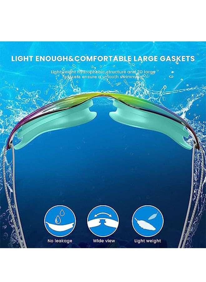 عام نظارات السباحة المستقطبة المضادة للضباب والأشعة فوق البنفسجية حماية كاملة لا تسرب الضوء رؤية واضحة - Image 2