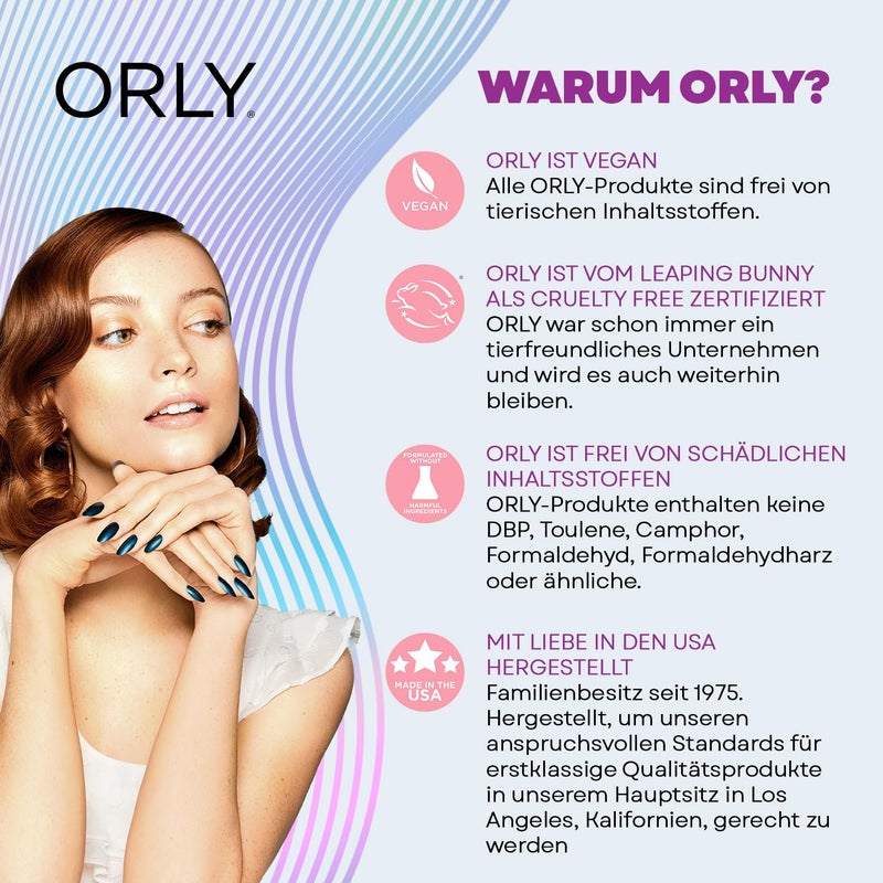 Orly Nail Lacquer for WoMen, No.20866, BEautifully Bizarre, 0.6 Ounce - Image 4