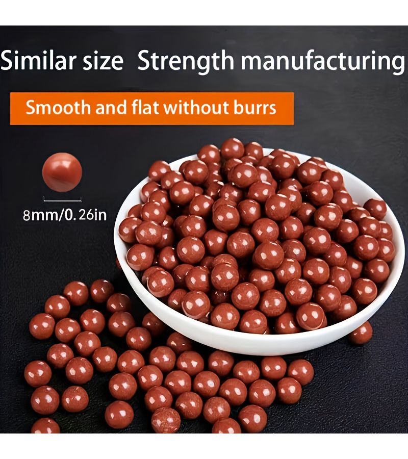 Outdoor Slingshot Mud Balls 8Mm 202pcs For Hunting And Shooting Training - Image 3