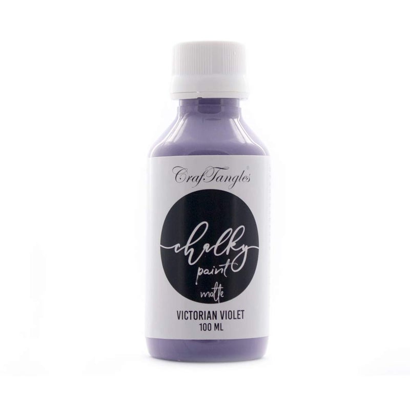 CrafTangles Chalk Paint - Victorian Violet (100 ml) - Image 1