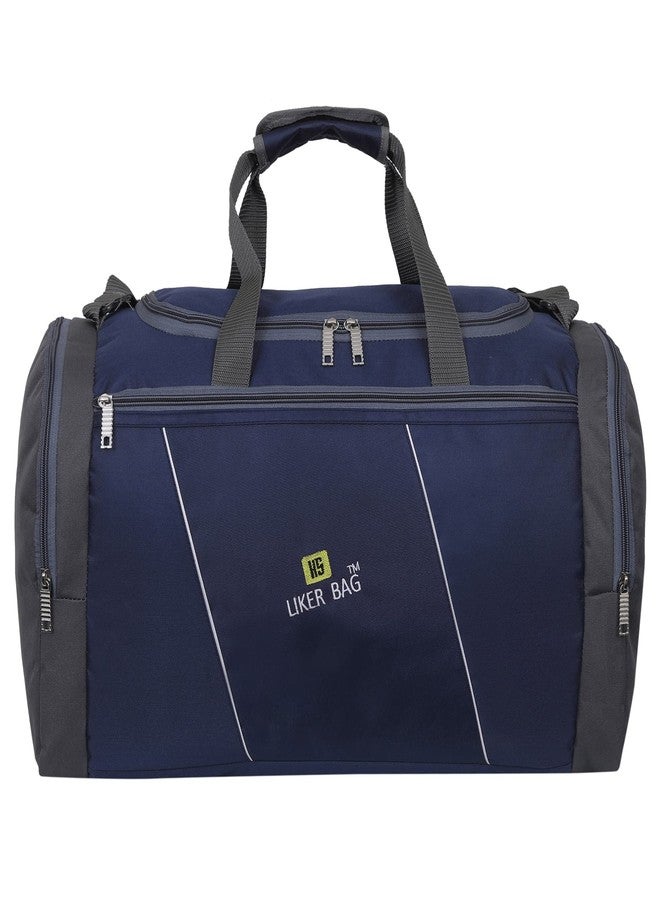 Liker Bag 60 L Hand Duffel Bag - Heavy Carrier Luggage Bag Hand Duffel Bag - Luggage Bags for Men & Women 60 L Large Capacity (Navy Blue) - Image 1