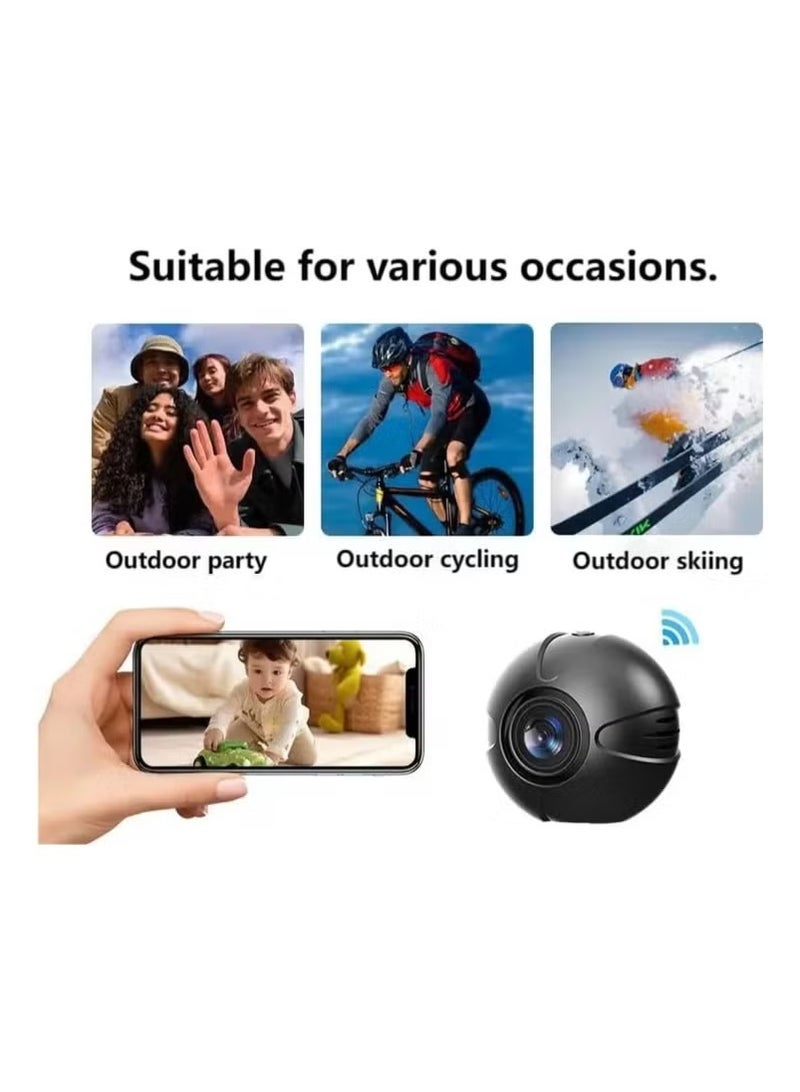 Generic Mini Camera Security Full HD Wifi 1080p Night Black  - Image 2