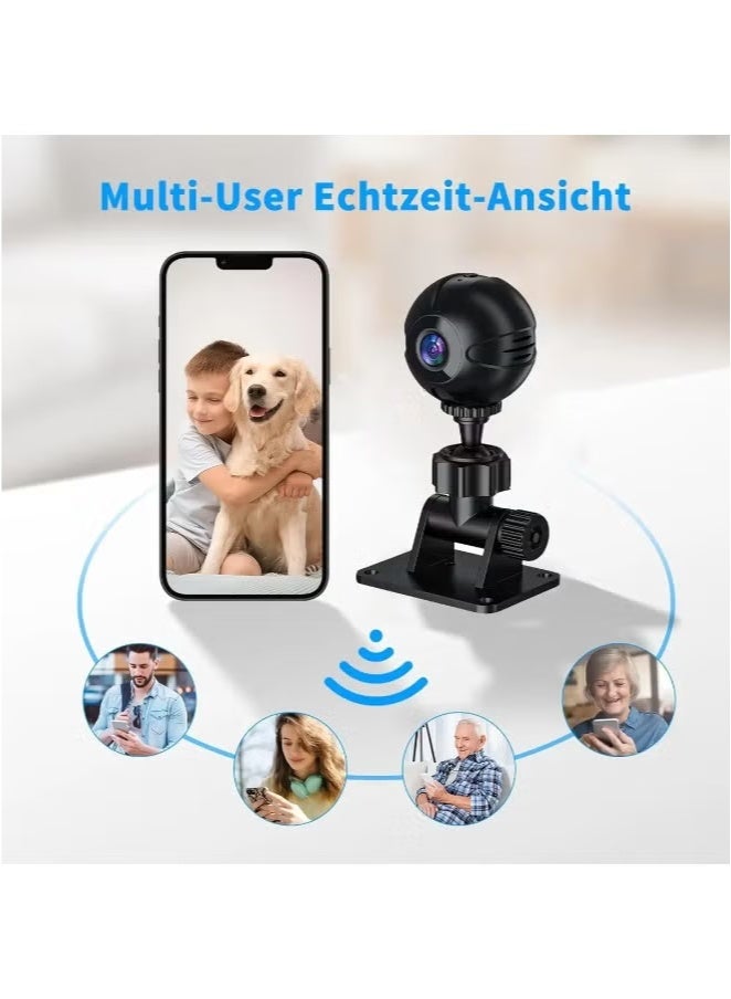 Generic Mini Camera Security Full HD Wifi 1080p Night Black  - Image 4