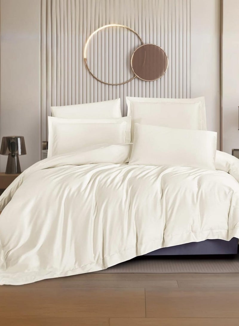 Bazaar Home Al-Faisaliah 7-Piece Hotel-Style Comforter Set for Double Bed with Removable Filling