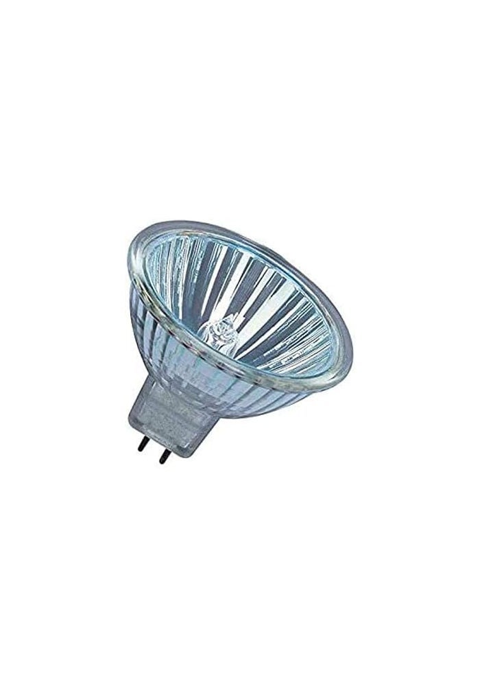 OSRAM Osram Circular Dimmable Long Lasting Lifespan illumination Entrance, Kitchen, Restaurants Track & Recessed Halogen Bulb (Pack Of 5) - 12V 50W (MR16) - Yellow - Image 2