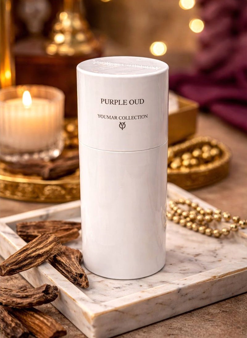 YOUMAR Purple Oud Eau de Parfum 100ml for Men & Women | Youmar Collection 0224 | Long Lasting Premium Oud Perfume with Deep Woody & Warm Notes - Image 2