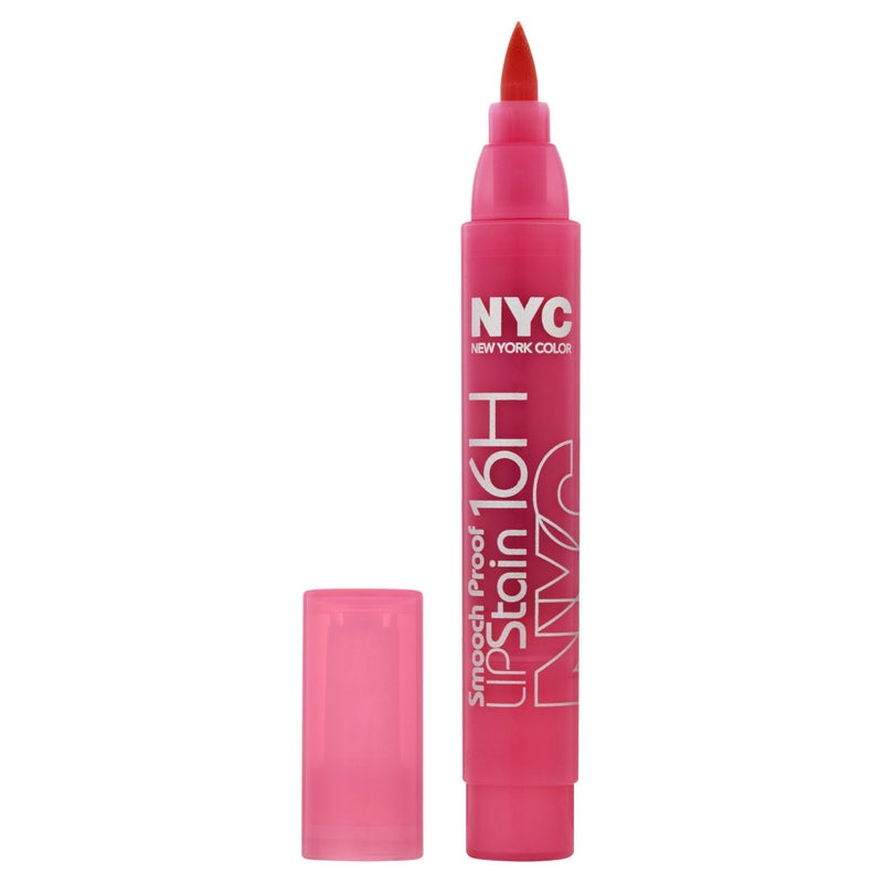 NYC New York Color Smooch Proof Lip Stain Persistent Pink 01 Fluid Ounce