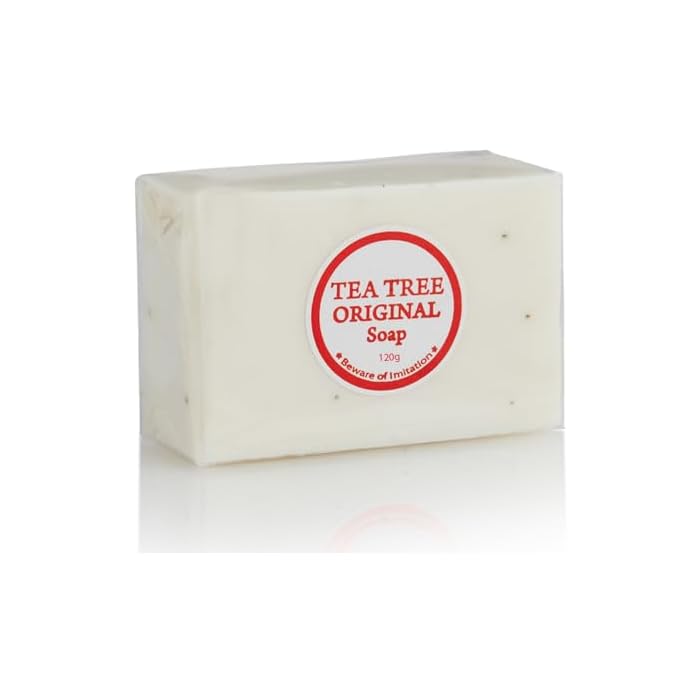 Relumins Original Tea Tree Soap Bar for Acne-Prone and Oily Skin – 120g Deep Cleansing Face & Body Bar with Tea Tree and Vitamin E – Helps Remove Impurities and Refresh Skin