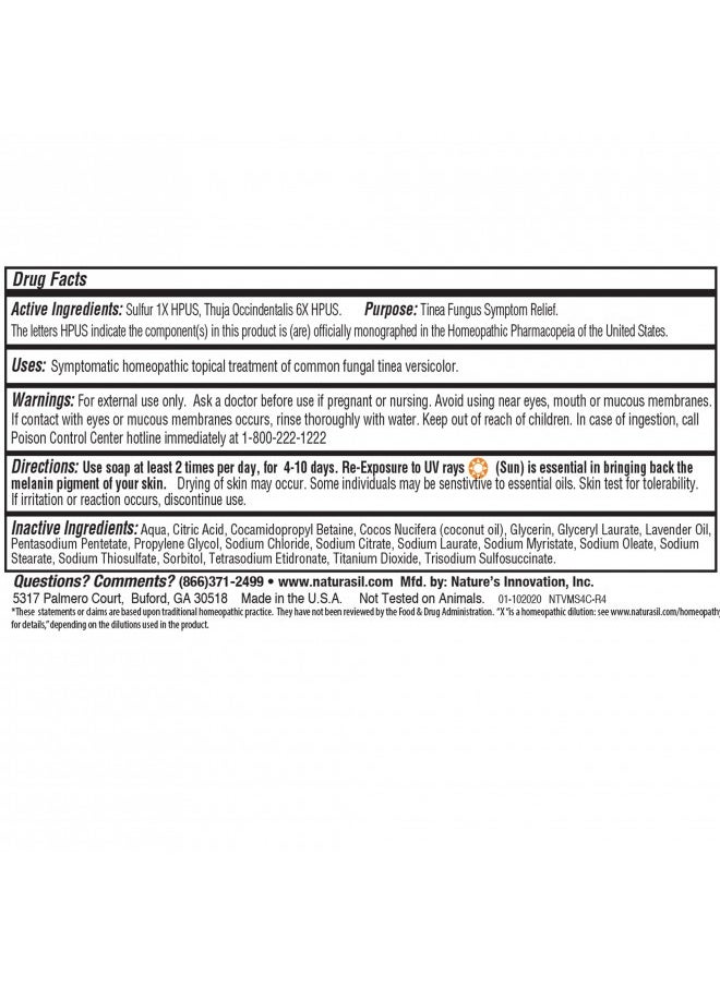Naturasil Natural Tinea Versicolor Treatment Soap With 10% Sulfur | Relieves Itching, Discoloration, And Discomfort | Also Helps To Relieve Candida And Onychomycosis | 113 Grams Each Bar
