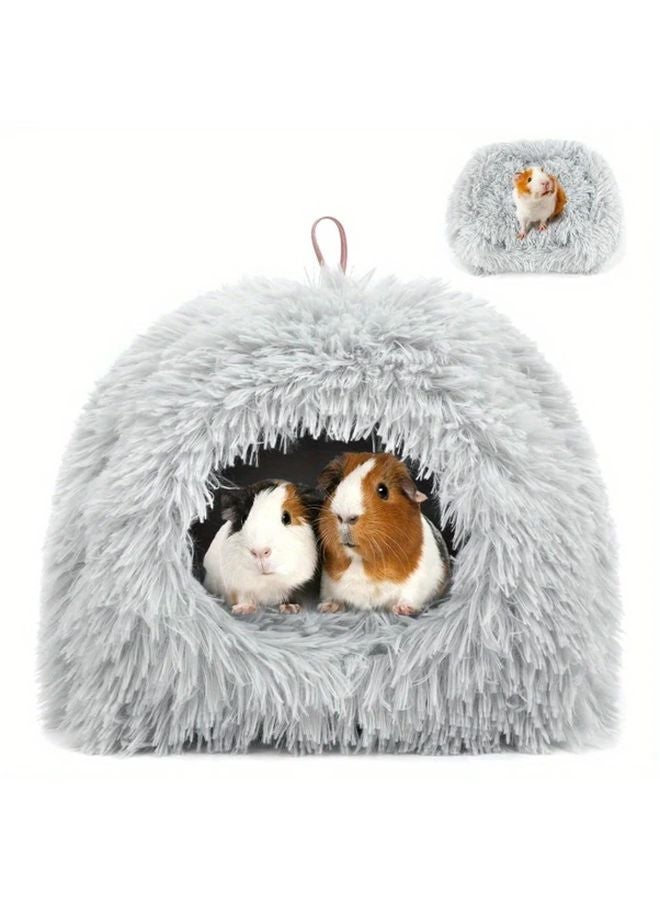 سرير خنزير غينيا الوردي المخفي الناعم المهدئ للهامستر والقنافذ والقرود والأرانب القزمة - Image 2