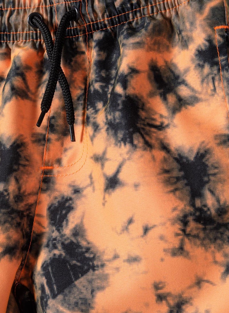 MINOTI Boys' Swim Shorts with Elastic Waist and Adjustable Drawstring - Image 3