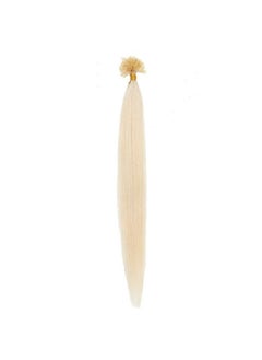 SEGO Pre Bonded U Tip Hair Extensions Human Hair 100 Strands Keratin Fushion Nail Tip Human Hair Extensions 100% Real Remy Hair Silky Straight #60 Platinum Blonde 16 inches 50g  - Image 5
