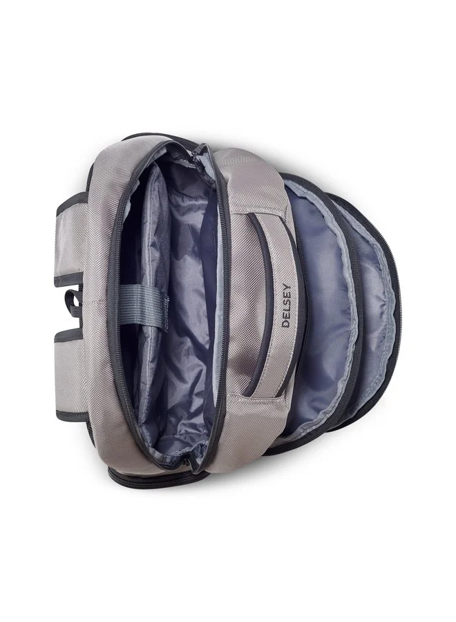 DELSEY Paris Element Flier 2 Compartment 15.6" Laptop Protection Backpack - Grey
