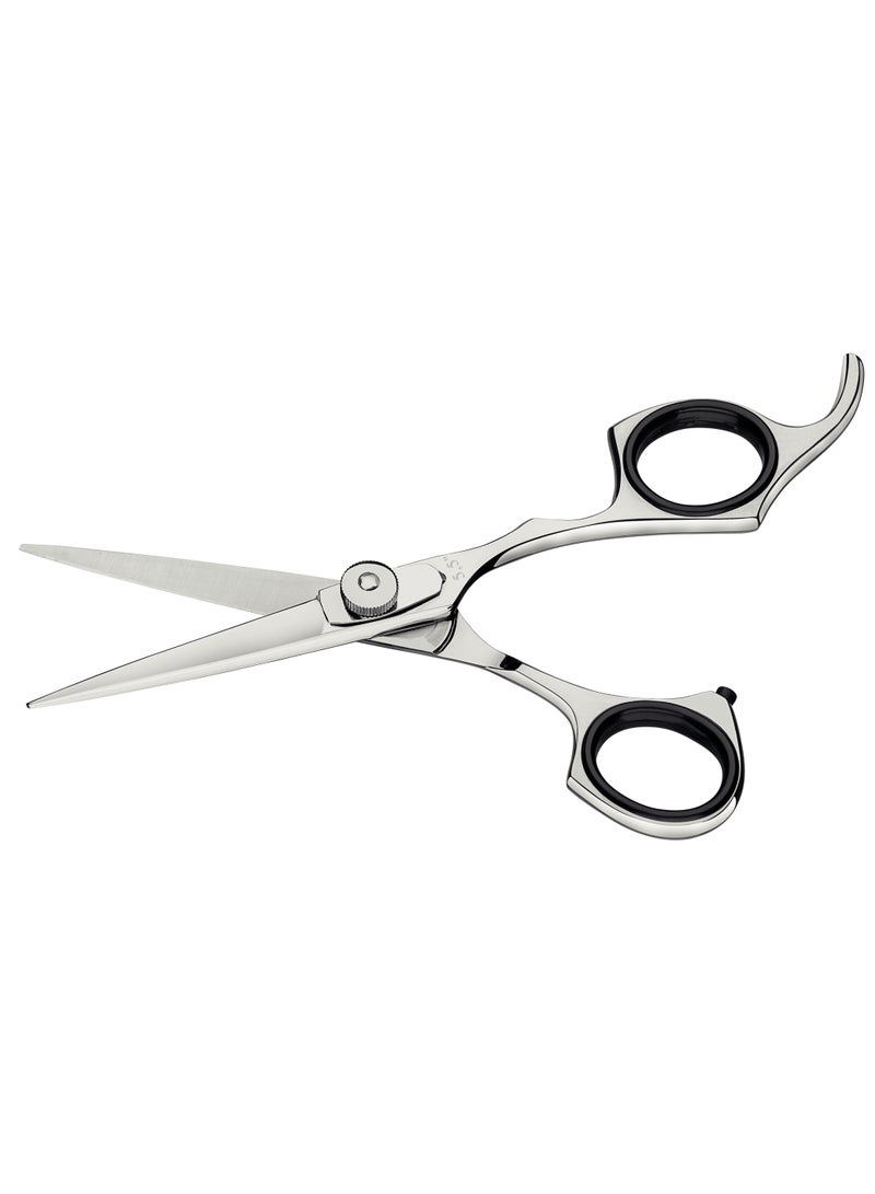 Since 1911,Made in Brazil- Professional 5.5 Inches Stainless Steel Hair Shears with Razor Edge and Fixed Finger Support