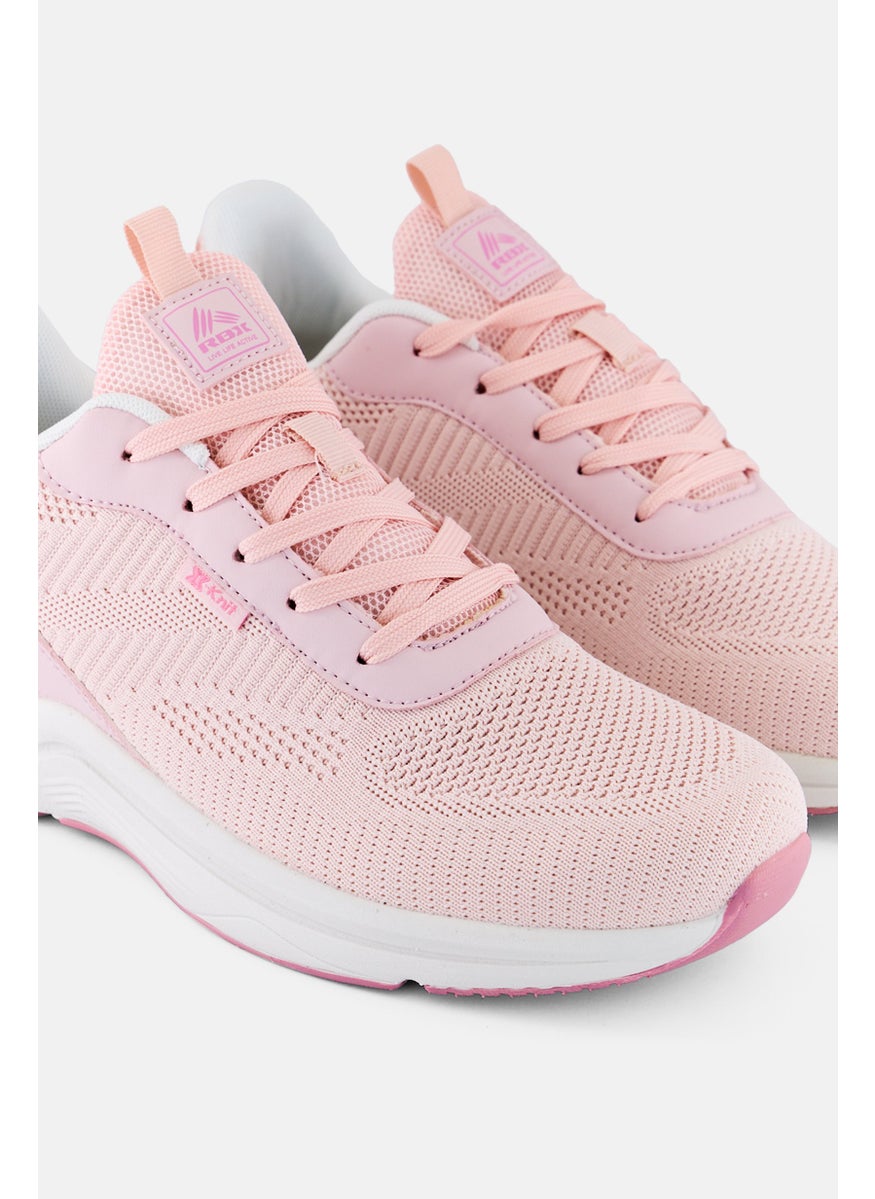 RBX Women Lace Up Outdoor Shoes, Pink  - Image 3