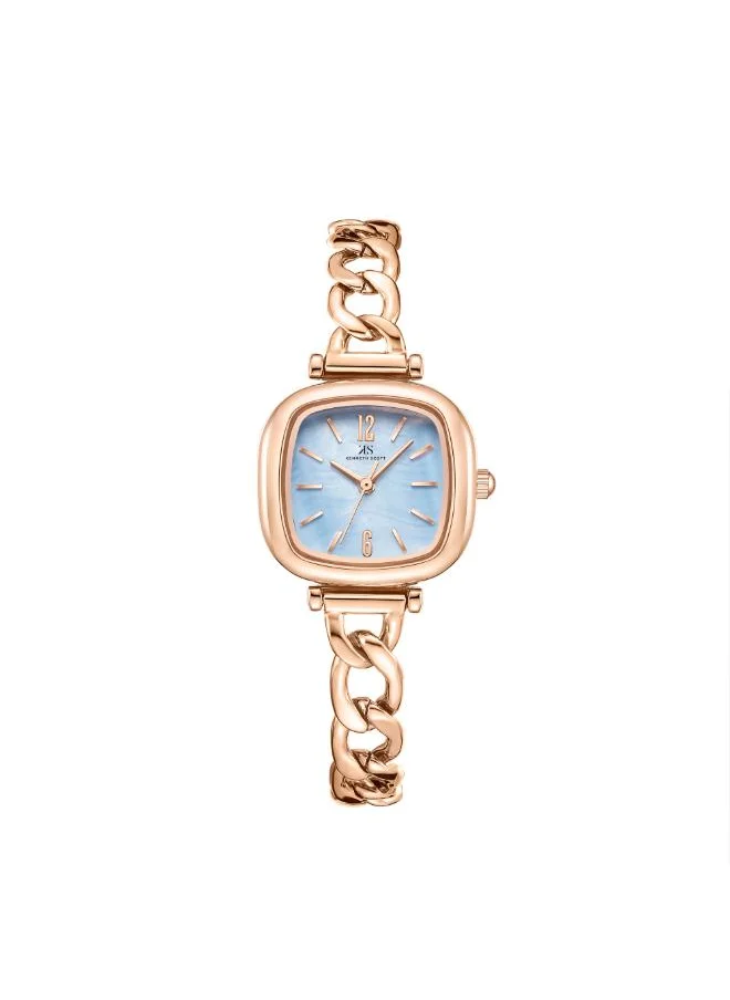 كينيث سكوت Kenneth Scott K23513-RBKL Women's Analog Display Watch & Stainless steel Strap Rose Gold