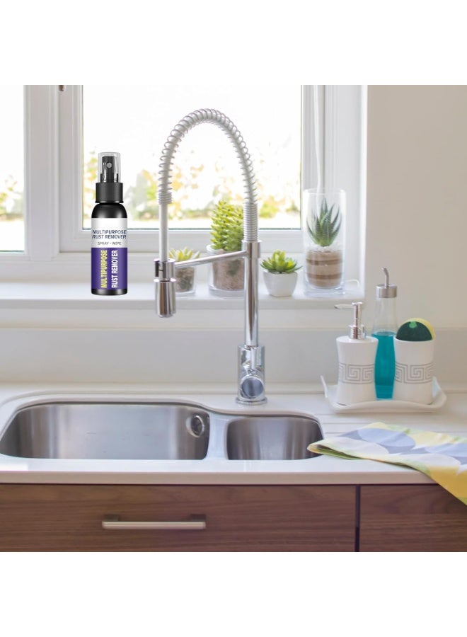 Multipurpose Rust Remover Spray for Home and Car, Instant for Metal, Auto Parts and Various Metal Surfaces, Antioxidant 120ml, Easy to Use - Image 2