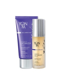 Yonka YonKa Advanced Optimizer Serum  Cream 30ml40ml Intensive AntiAging Treatment for All Skin Types Firm and Tighten with Collagen and Hyaluronic Acid ParabenFree 