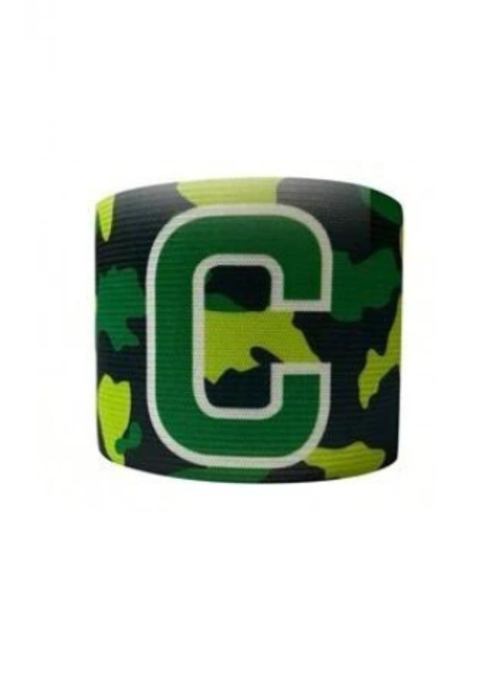 Spall Adjustable Captain C Armband - Elastic, Comfortable, and Stylish Army Color - Image 1