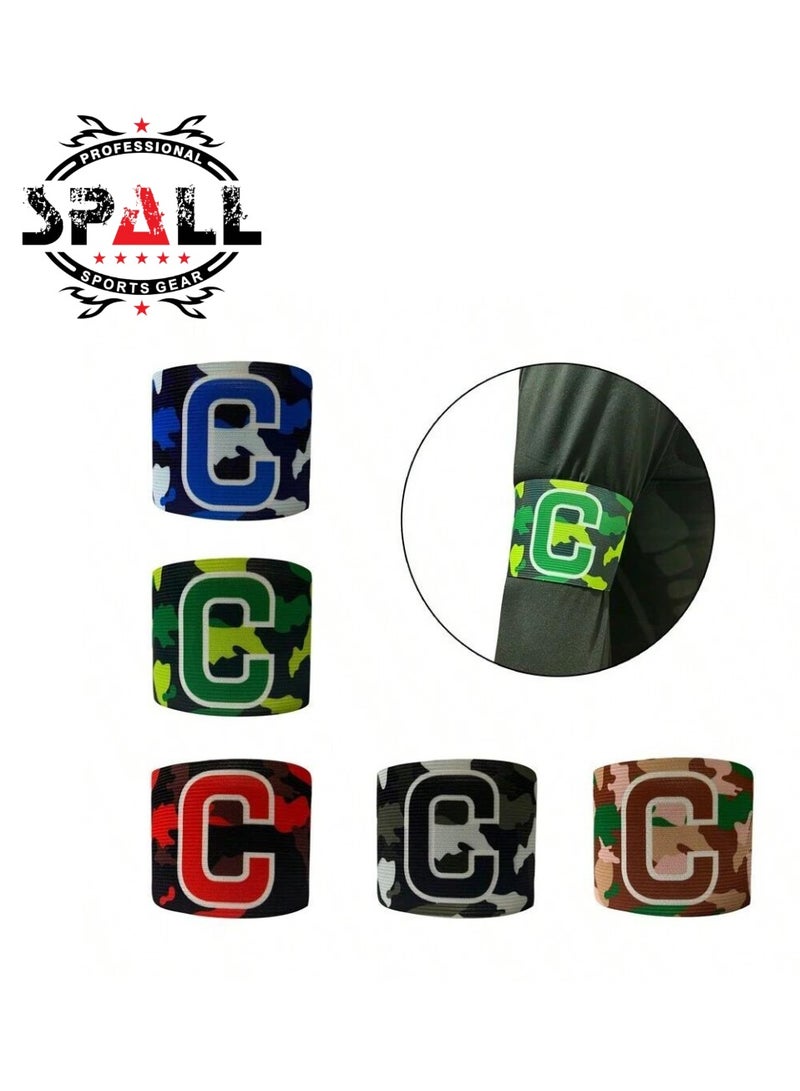 Spall Adjustable Captain C Armband - Elastic, Comfortable, and Stylish Army Color - Image 2