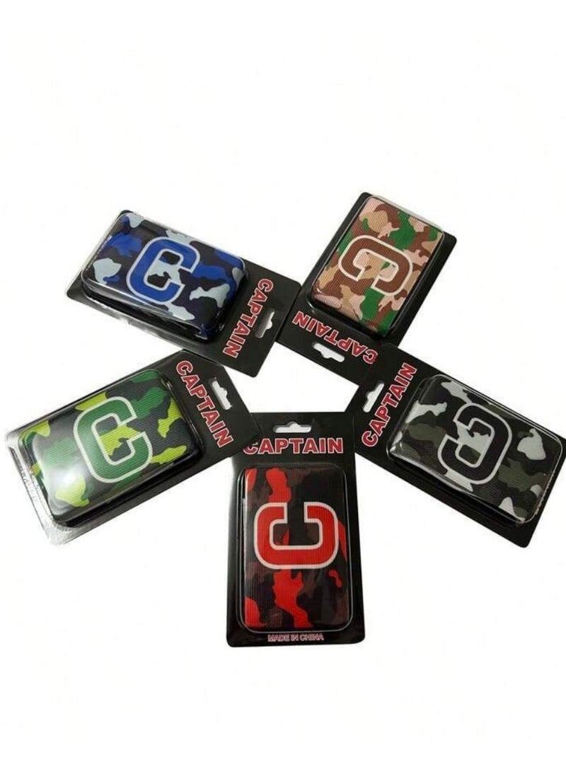 Spall Adjustable Captain C Armband - Elastic, Comfortable, and Stylish Army Color - Image 3