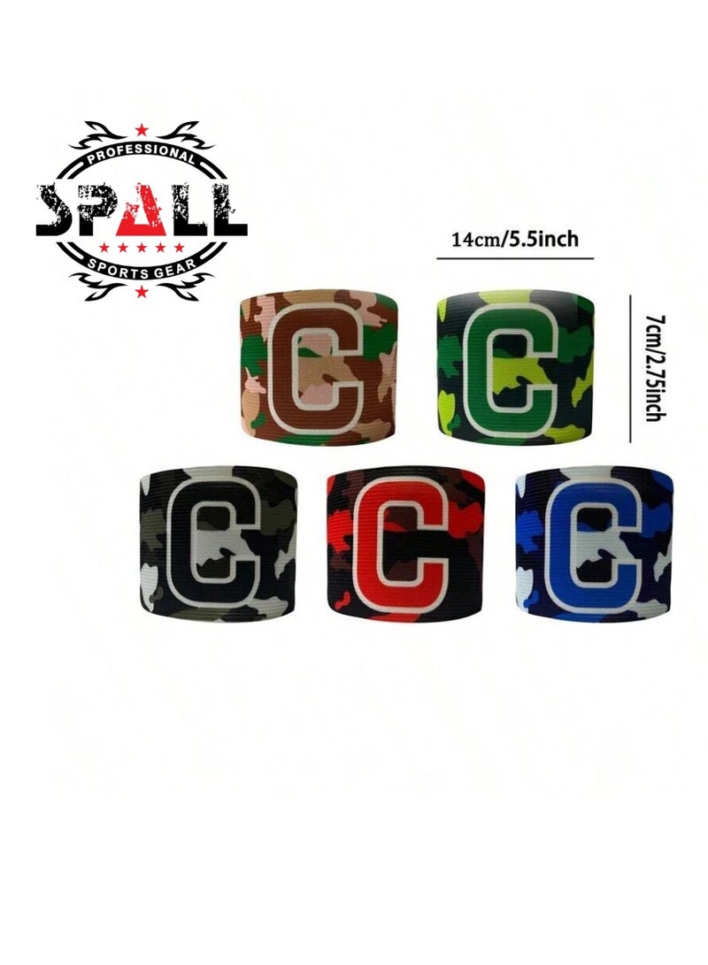 Spall Adjustable Captain C Armband - Elastic, Comfortable, and Stylish Army Color - Image 4