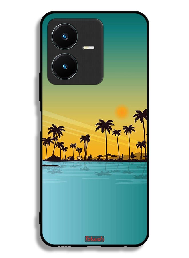 Tolwak Vivo Y22 Protective Case Cover Scenery Abstract Art - Image 1