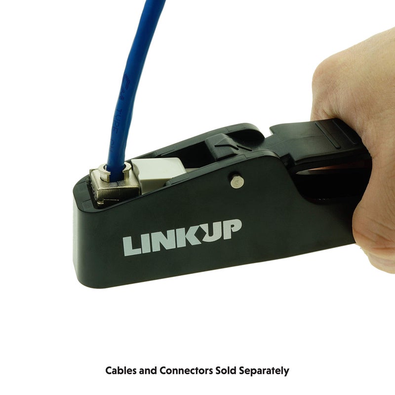 LINKUP Easy Press Jack Tool for Cat8 / Cat6A RJ45 Field Termination | Ethernet LAN Network | Keystone Jack Connectors - Image 5