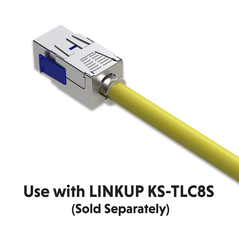 LINKUP Easy Press Jack Tool for Cat8 / Cat6A RJ45 Field Termination | Ethernet LAN Network | Keystone Jack Connectors - Image 4