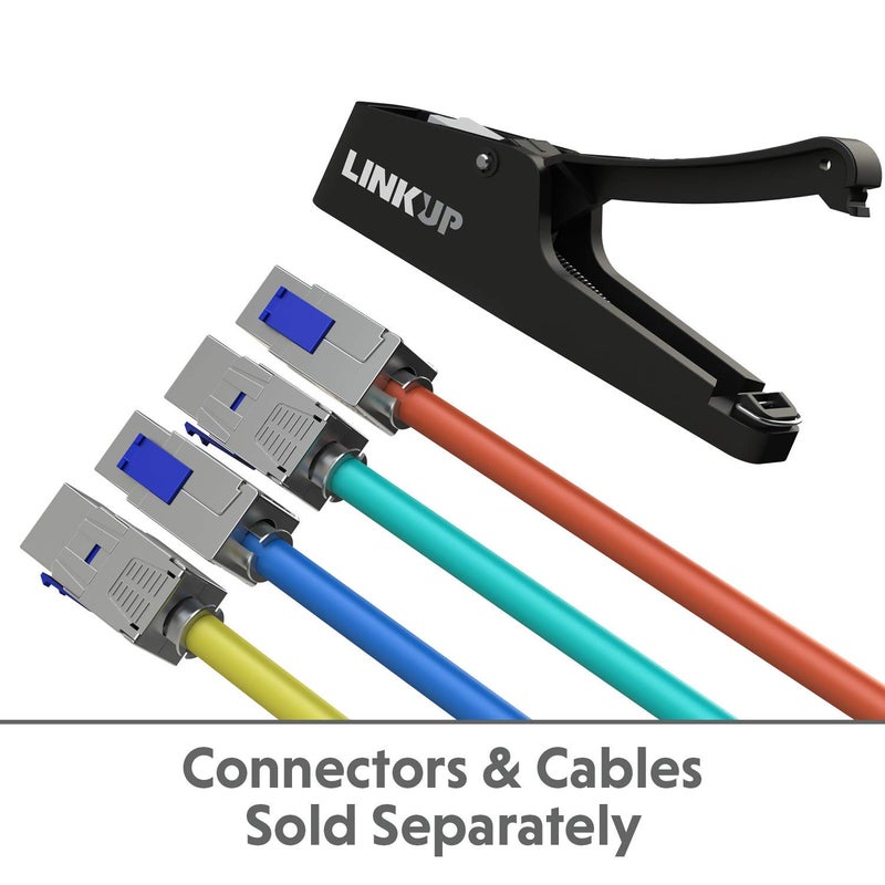 LINKUP Easy Press Jack Tool for Cat8 / Cat6A RJ45 Field Termination | Ethernet LAN Network | Keystone Jack Connectors - Image 3
