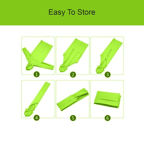 Allextreme EVA Waterproof Unisex Rain Coat Hooded Full Sleeves Outdoor Men, Women, Boys & Girls Rainwear Poncho Raincoat for Camping, Hiking & Travelling (Universal Size,1 Pc Neon Green) - Image 4