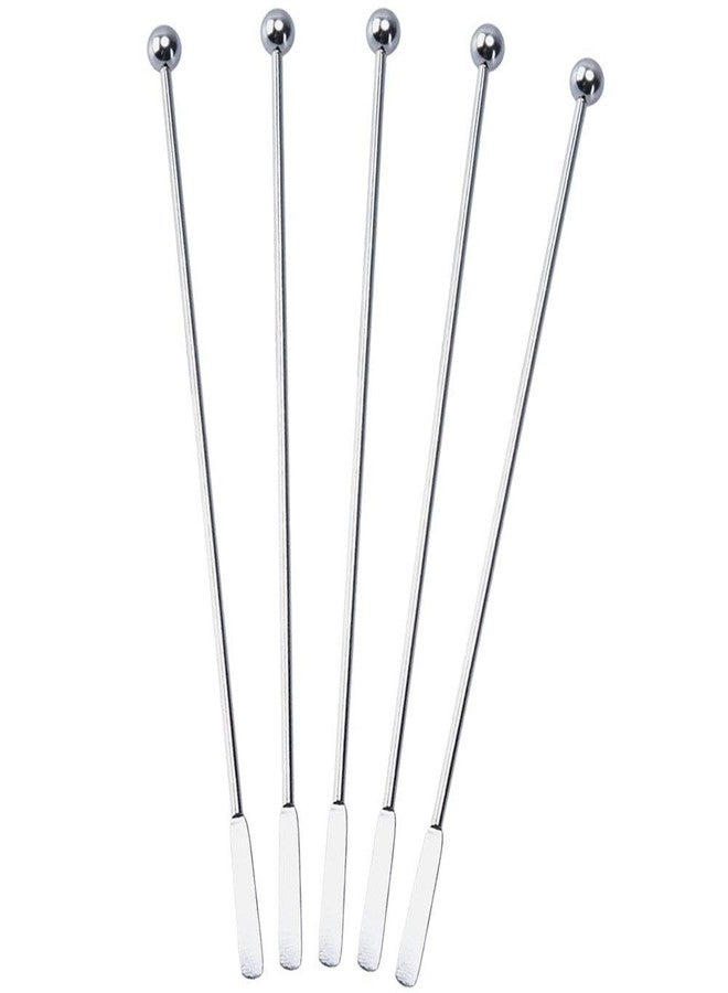 SZLFSX 20 pcs Stainless Steel Coffee Beverage Stir Sticks Cocktail Stirrers Drink Swizzle Stick 7.4" Swizzle Stick Picks Tools - Image 3