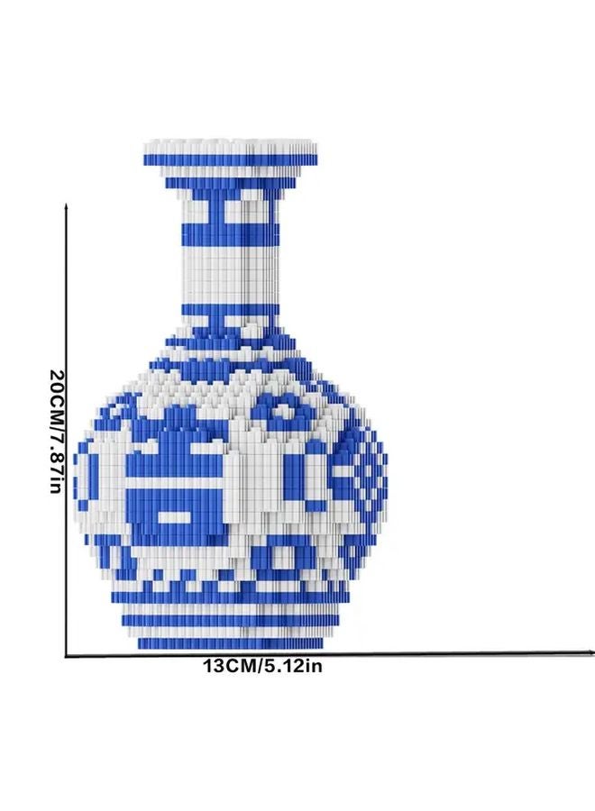 موديل 8884 طقم دي آي واي ثلاثي الأبعاد لإناء خزفي 1500 قطعة مجموعة تركيب للكبار هدية مثالية - Image 2