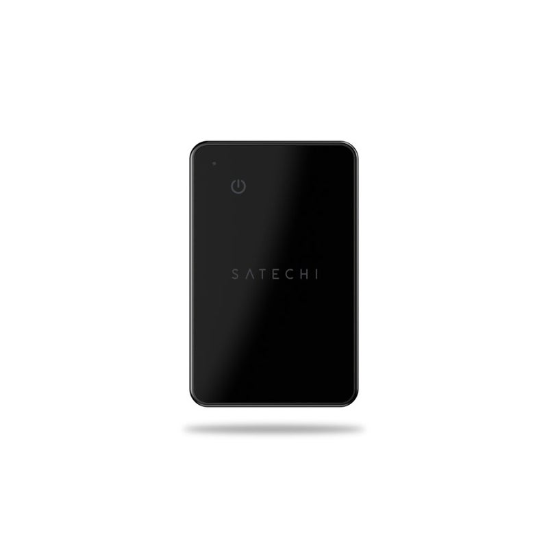SATECHI Find My Wallet Card FindAll, Apple Find My Tracker, Slim Smart Secure MFi Certified, Real-Time Alert, Wireless Charging, Up to 16 Months Battery Life, Works w/ iPhones & iPads, Black Black - Image 1