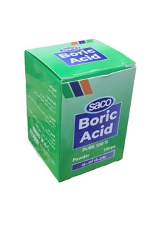 Saco Boric Acid Powder for Making Anti Cockroaches Paste 100 GM 