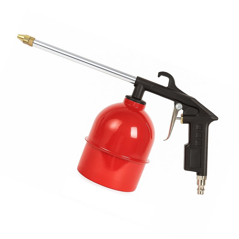DUSCOKE Air Blow Gun Pneumatic Engine Cleaning Gun with Watering Bottle, High-Pressure Air Sprayer Kit with Brass Nozzle, Vehicle Cleaning Degreaser Tool for Car Engine Compartment, Wheel (Straight&Bottle) - Image 1