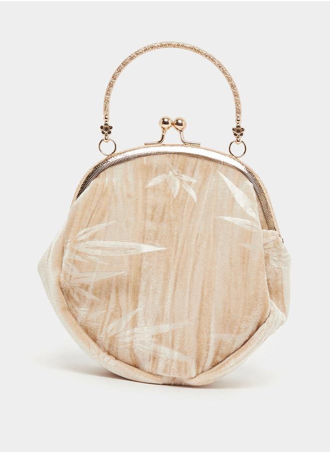 Styli Tasseled Clutch Bag with Chain Strap  - Image 2