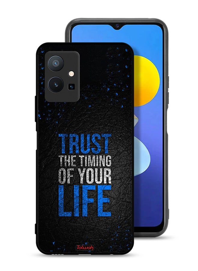 Tolwak Vivo T1 5G Protective Case Cover Trust The Timing Of Your Life  - Image 1