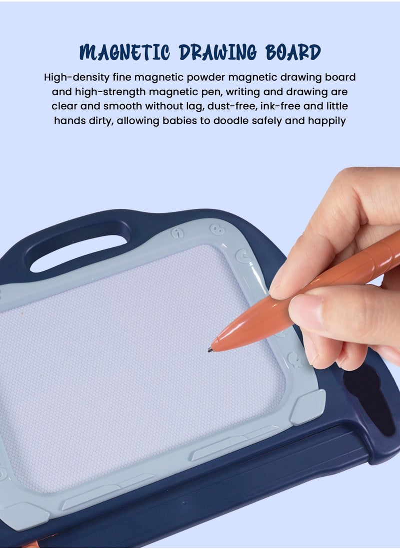 BAYBEE Baybee Magnetic Drawing Board Slate for Kids, Erasable Doodle Boards Magic Slate for Kids Toys with 2 Shapes & Pen | Learning Writing Pad Board | Drawing Board Magic Slate Toys For Kids 3+ Years  - Image 3